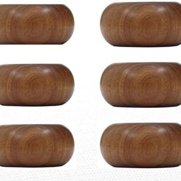 PCS 12 Napkin Rings Dining Table Napkin Holder, Classic Everyday Use Tha… - Picture 2 of 7